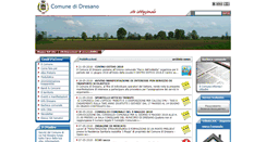 Desktop Screenshot of comune.dresano.mi.it